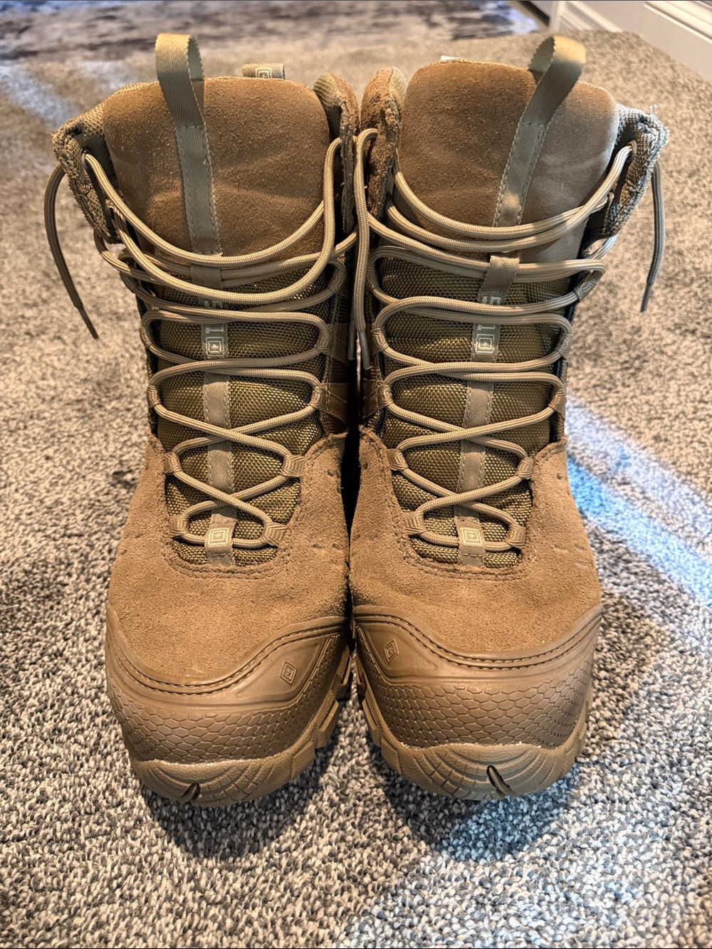 5.11 Tactical Brown Suede Lace-Up Tactical Boots